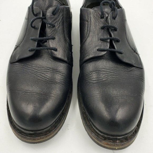 Mephisto Sherpa’s Oxford Mens 9.5 Black Leather Plain Toe Lace Up Derby France main image 6